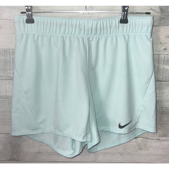 Nike Dri-Fit Shorts Light Blue Blue Size Small Running Active Wear - Picture 1 of 4